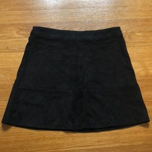 Lulus Faux Suede Skirt Size XS
